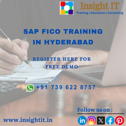 Enroll your SAP FICO free demo at Insight IT Training in Hyderabad